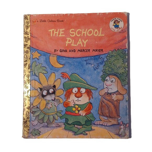 1999 A Little Critter Little Golden Book The School Play Hardcover First Edition - Picture 1 of 4